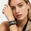 Pulsera de Madera con Remaches de Metal - Mayoreo Mayorista para Moda Casual y Punk|JI JOYA