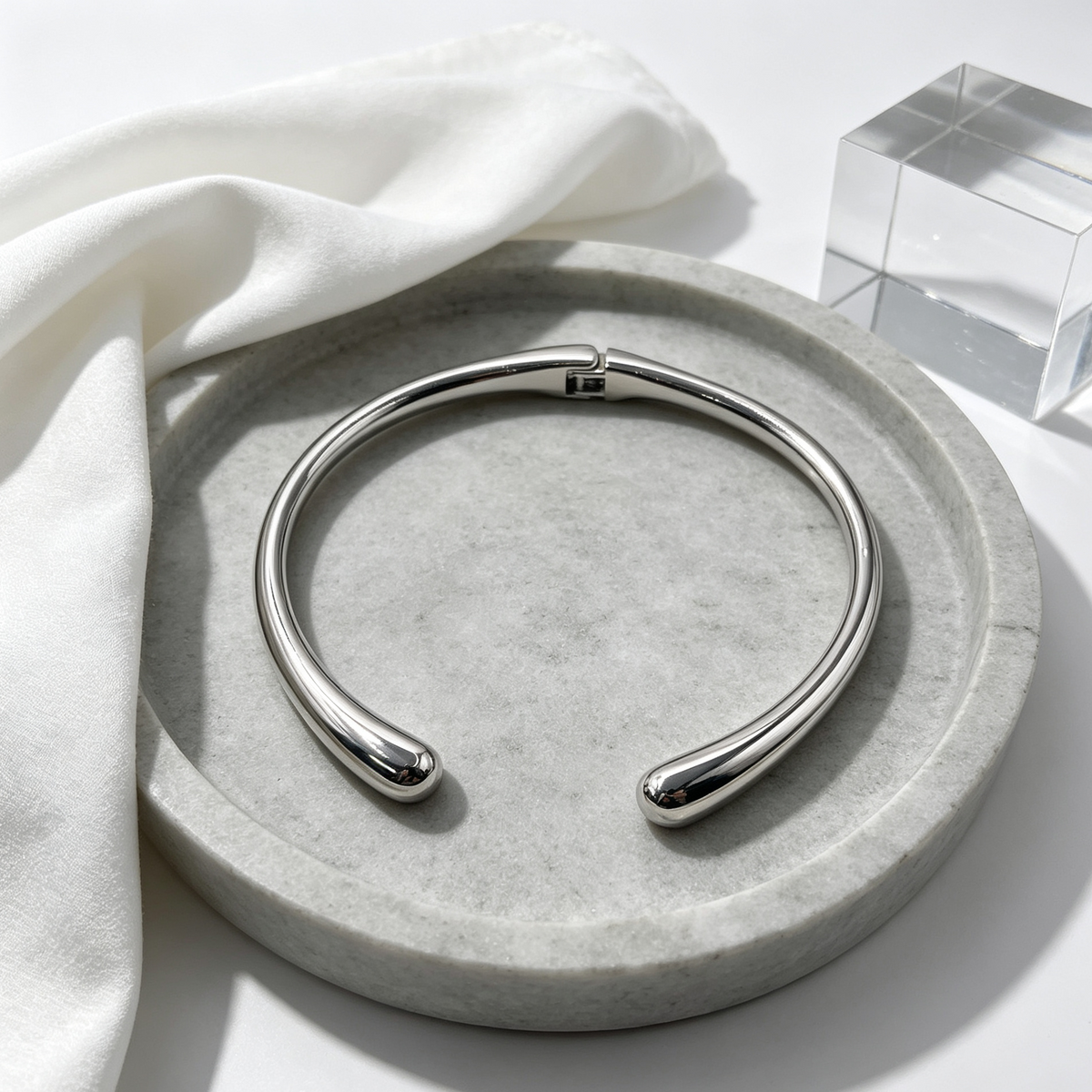 Collar Cuello Abierto Minimalista, 2 Colores, Proveedor de Joyería|JI JOYA