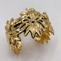 Brazalete Ajustable de Flores en Metal Chapado en Oro/Plata | Joyería Mayorista para Mujer|JI JOYA
