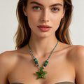 Collar de Estrella de Mar de Vidrio Hecho a Mano | Accesorio de Moda para Verano, al Por Mayor|JI JOYA
