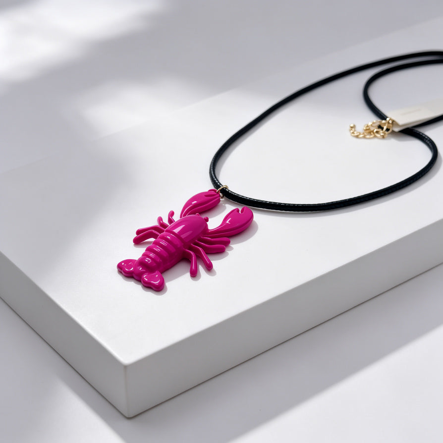 Collar Colgante Langosta - Bisutería de Moda al Por Mayor, 4 Colores Disponibles|JI JOYA