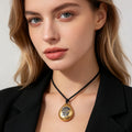 Collar de Moda Minimalista con Colgante Floral de Bronce | Joyería Mayorista 2026|JI JOYA