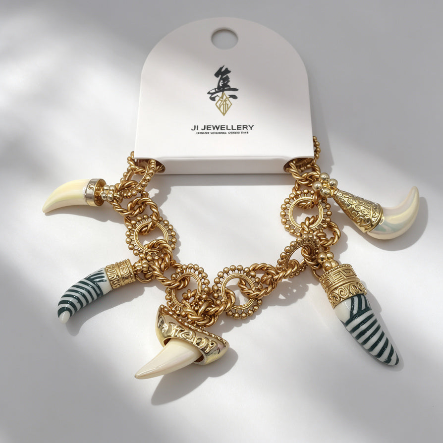 Pulsera de Cuerno Étnica - ¡Vende Como Churros en Tu Tienda! Joyería al Por Mayor para España|JI JOYA