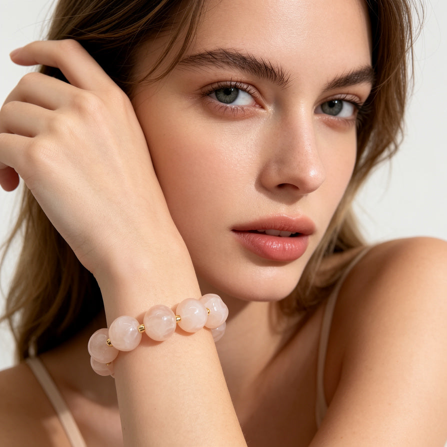 Pulseras de Bolas de Resina - Colección 4 Colores, Diseño Premium para Mujer, Venta al Por Mayor|JI JOYA