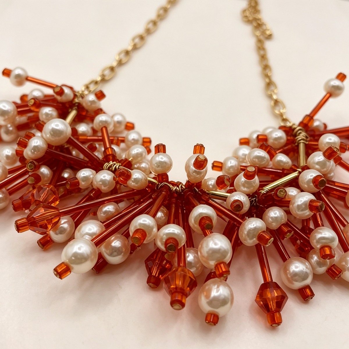 Collar de Gargantilla Estrella con Perlas y Cristales Transparentes - Joyería Minimalista Lujosa|JI JOYA