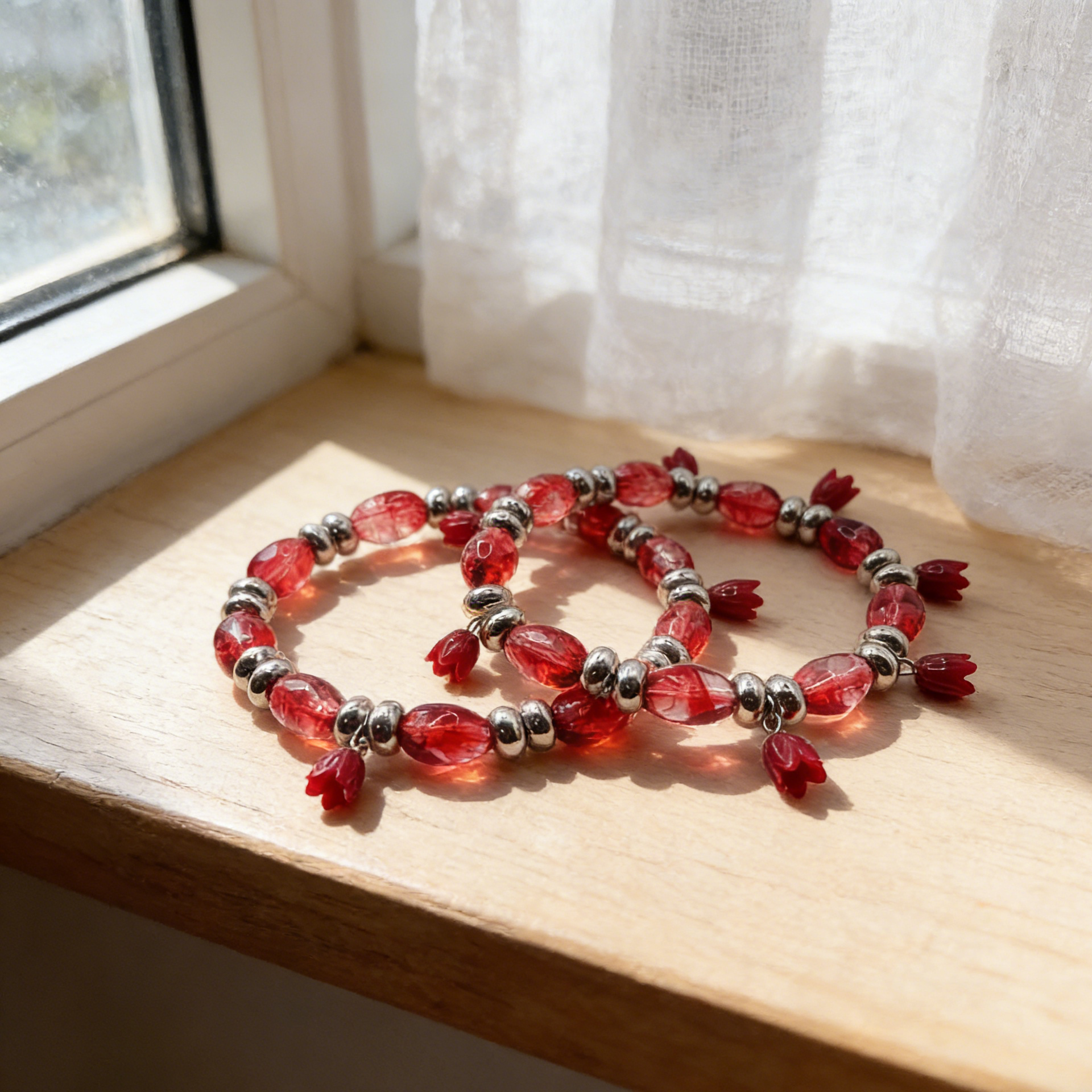 Colorful Resin Petal Jewelry Set: Y2K Aesthetic for Everyday Wear