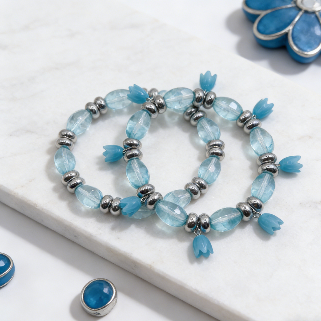 Colorful Resin Petal Jewelry Set: Y2K Aesthetic for Everyday Wear