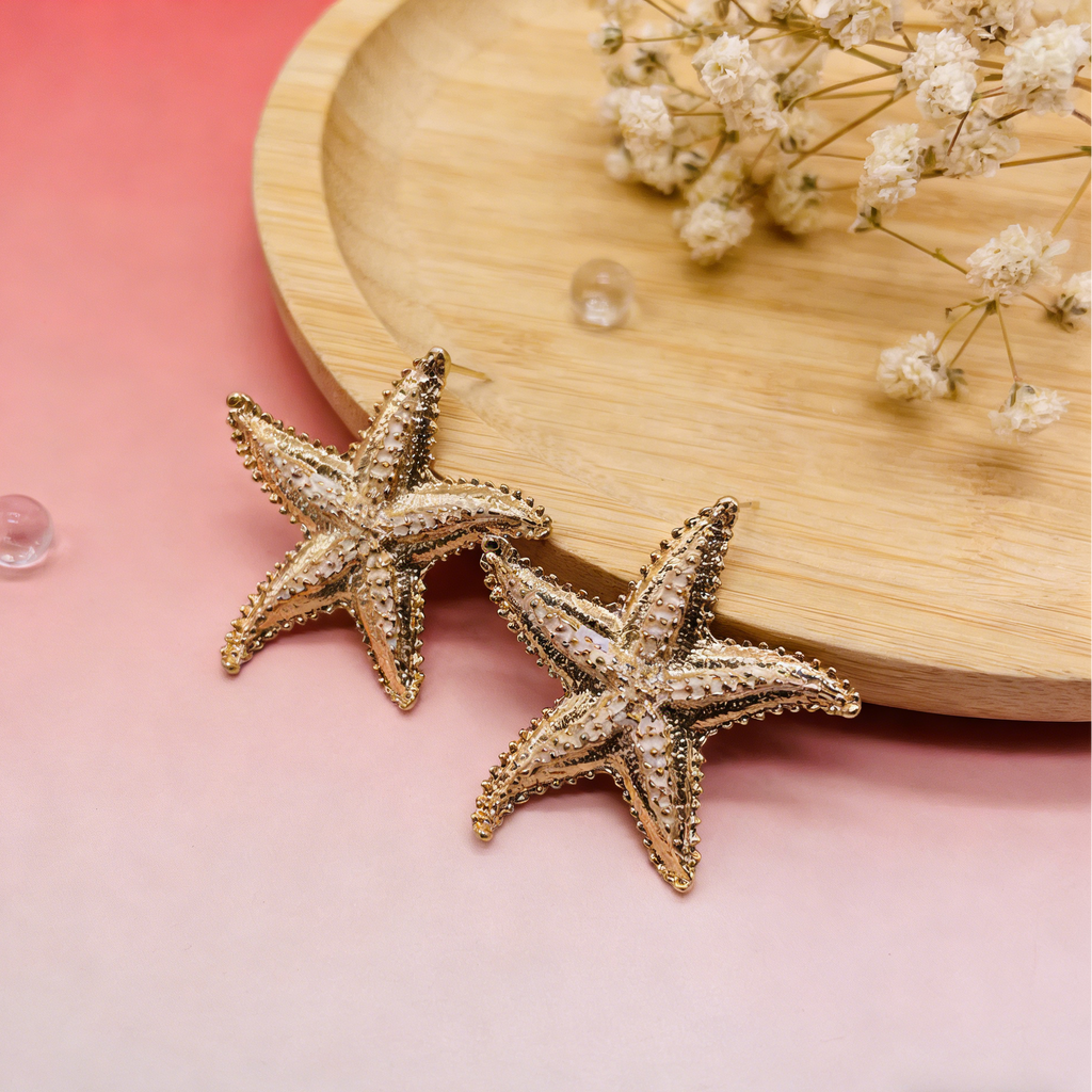 Collar de Conchas con Dije de Estrella de Mar - Accesorio Verano para Mujeres