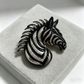 Broche de Moda Animal Cebra - Accesorio para Trajes y Blusas|JI JOYA