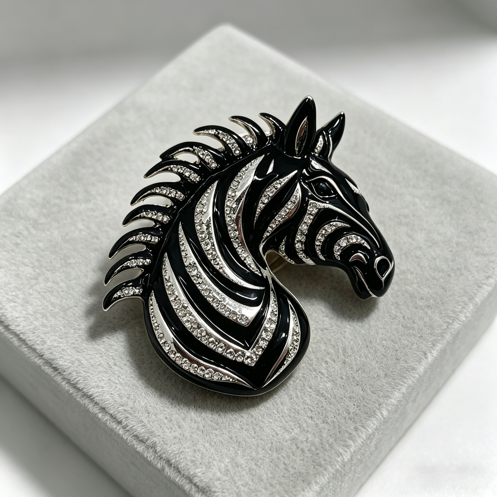 Broche de Moda Animal Cebra - Accesorio para Trajes y Blusas|JI JOYA