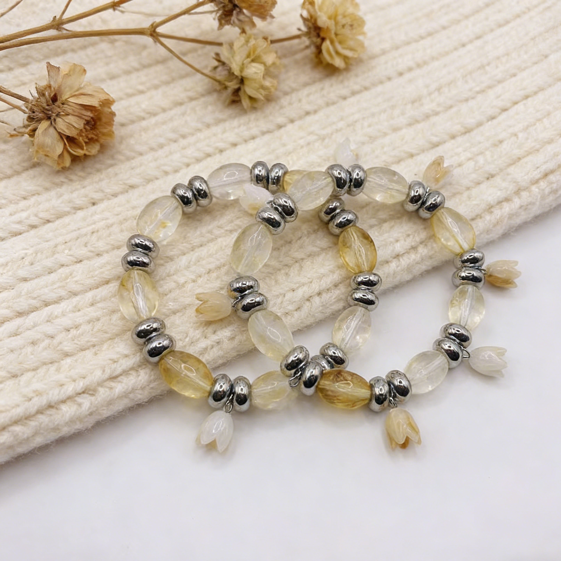 Colorful Resin Petal Jewelry Set: Y2K Aesthetic for Everyday Wear