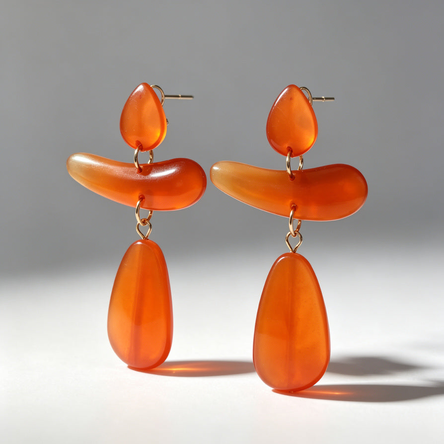 Pendientes de Resina Colgantes Modernos para Mujer | Venta al Por Mayor|JI JOYA