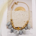 JI JOYA VENTA AL POR MAYORSet de Collar y Pendientes de Resina y Acrílico | Joyería de Moda Mayorista para Mujer