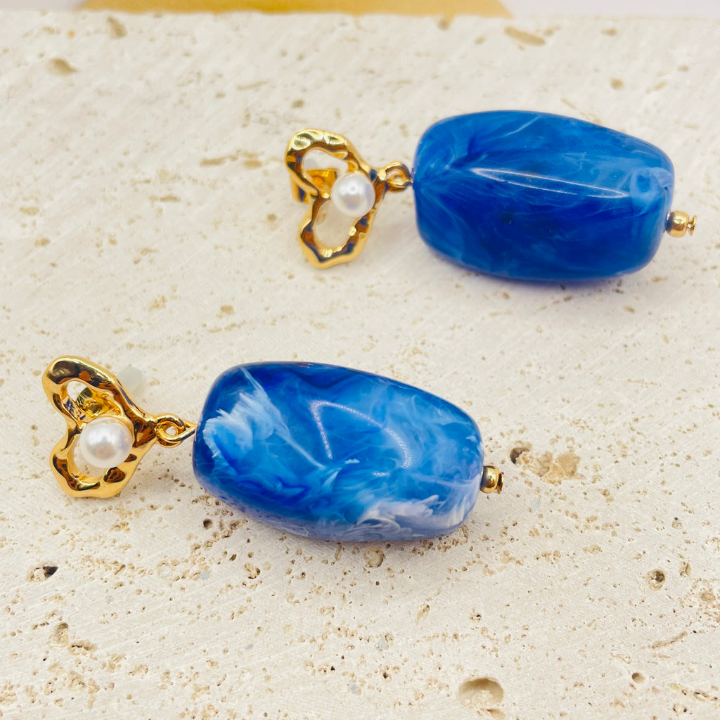 JI JOYA VENTA AL POR MAYORSet de Collar y Pendientes de Resina y Acrílico | Joyería de Moda Mayorista para Mujer