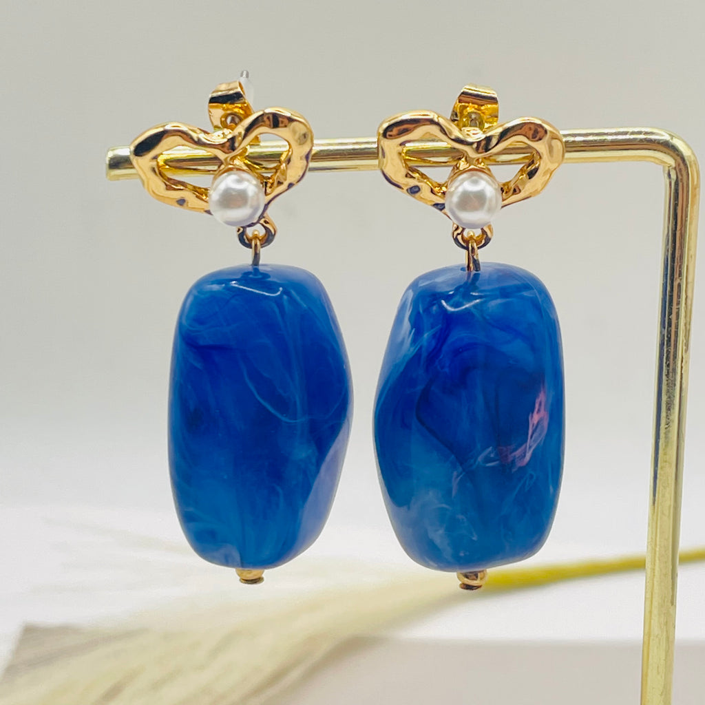 JI JOYA VENTA AL POR MAYORSet de Collar y Pendientes de Resina y Acrílico | Joyería de Moda Mayorista para Mujer