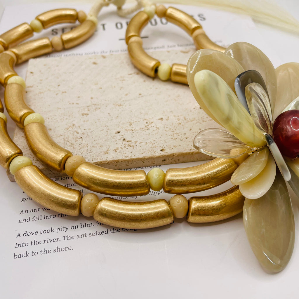 JI JOYA VENTA AL POR MAYOR,Traje con estilo de flores grandes exagerado y de moda.