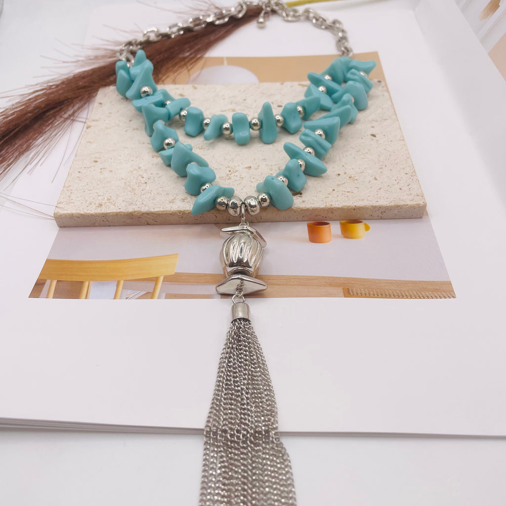 JI JOYA VENTA AL POR MAYOR,Collar sencillo y elegante