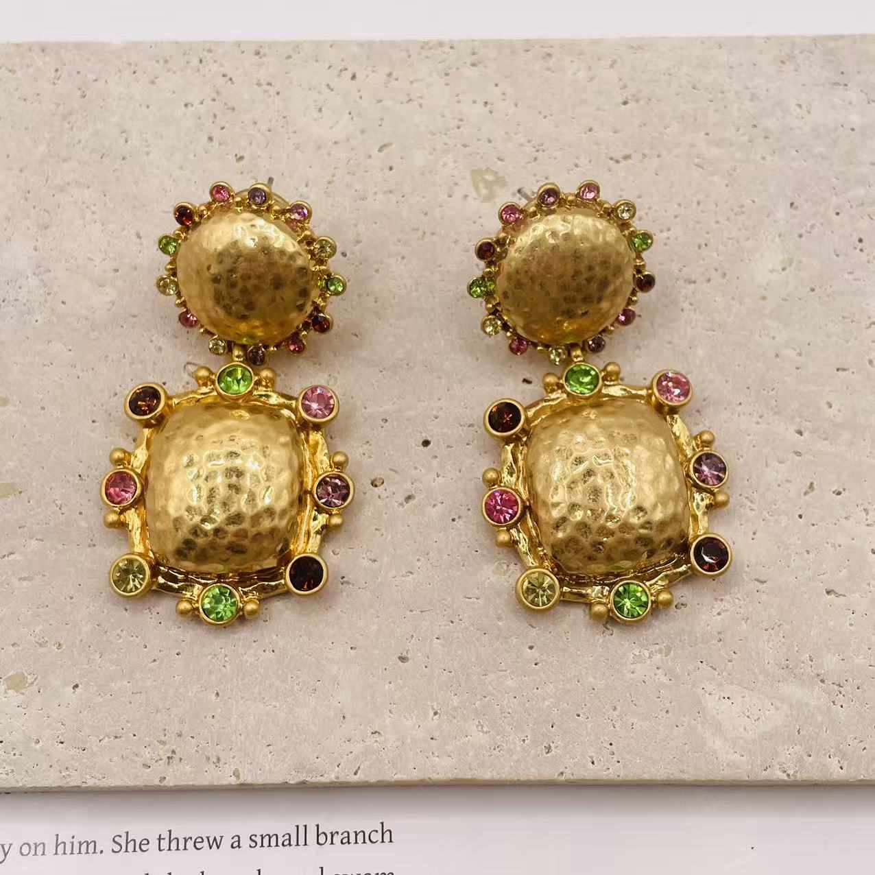 JI JOYA WHOLESALE,Sunflower set, necklace, bracelet and earrings.