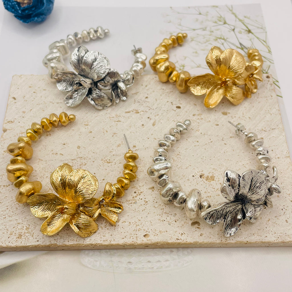 JI JOYA VENTA AL POR MAYOR,Collar y pendientes Daisy Totem Series