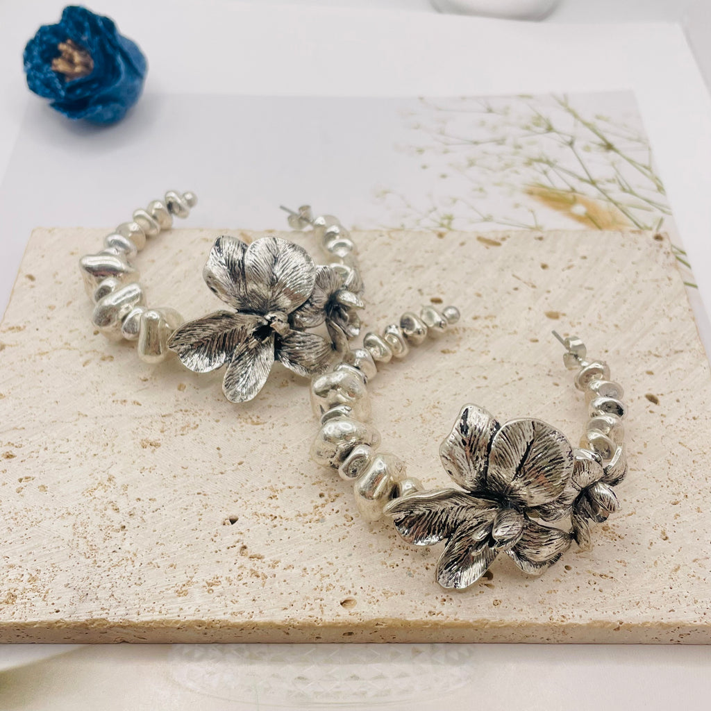 JI JOYA VENTA AL POR MAYOR,Collar y pendientes Daisy Totem Series