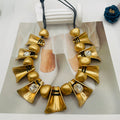 JI JOYA VENTA AL POR MAYOR,Collar sencillo de doble cara, un collar equivale a dos estilos.