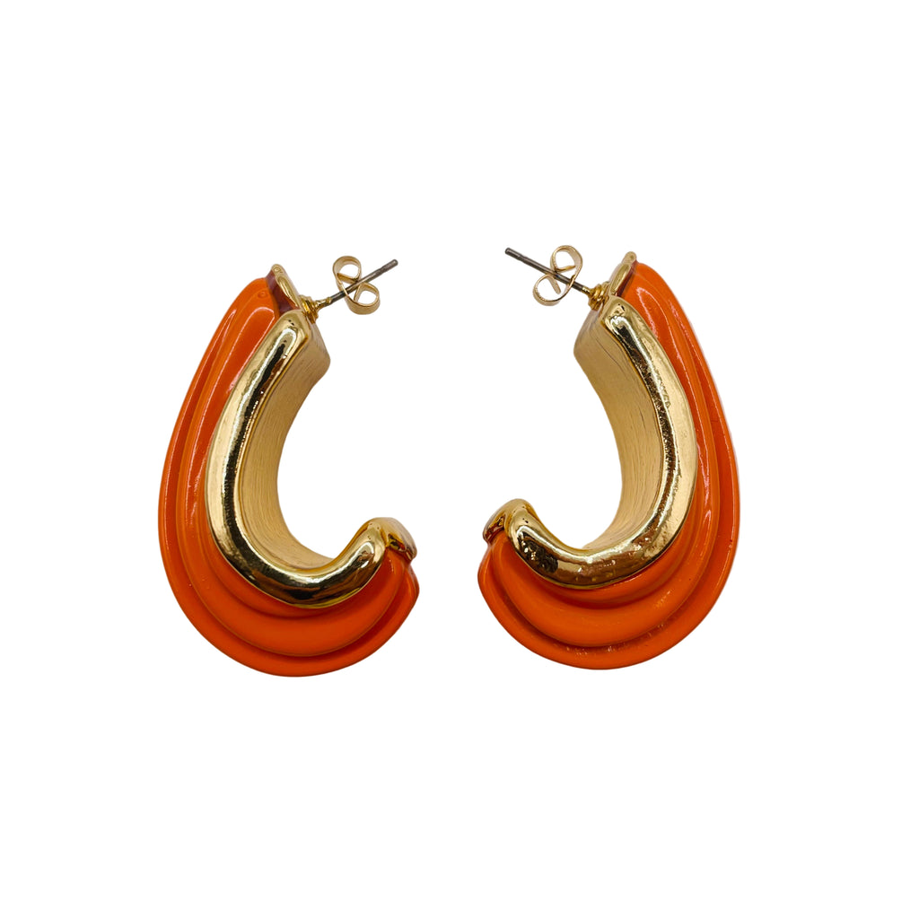 JI JOYA VENTA AL POR MAYOR|Pendientes de Moda Colores Surtidos con Detalle Dorado | Pedido Mínimo para Mayoristas