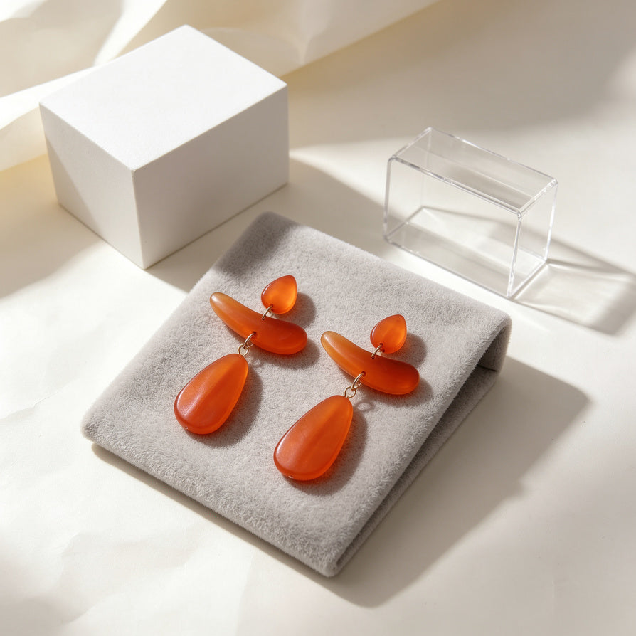 Pendientes de Resina Colgantes Modernos para Mujer | Venta al Por Mayor|JI JOYA