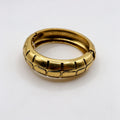 Brazalete de bisutería de aleación con textura de cocodrilo - Dorado y Plateado - Venta al por mayor|JI JOYA