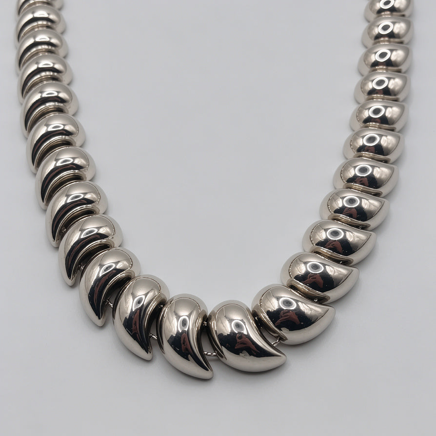 Collar de eslabones gruesos y llamativos de oro | Gargantilla llamativa para mujer