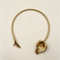 Brazalete Ajustable de Cala Dorado Mate, Brazalete para Muñeca y Brazo, Joyería al Por Mayor|JI JOYA