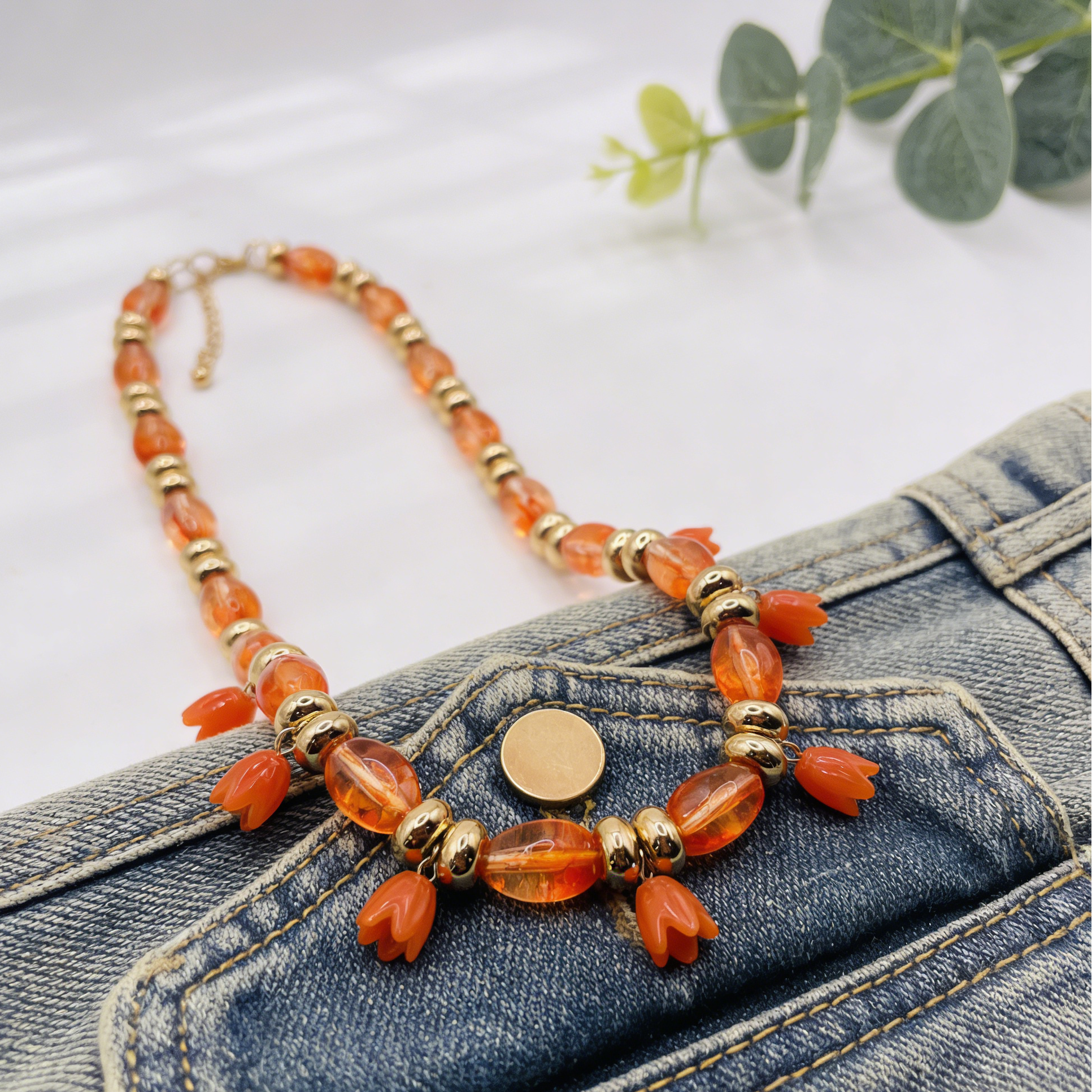 Colorful Resin Petal Jewelry Set: Y2K Aesthetic for Everyday Wear