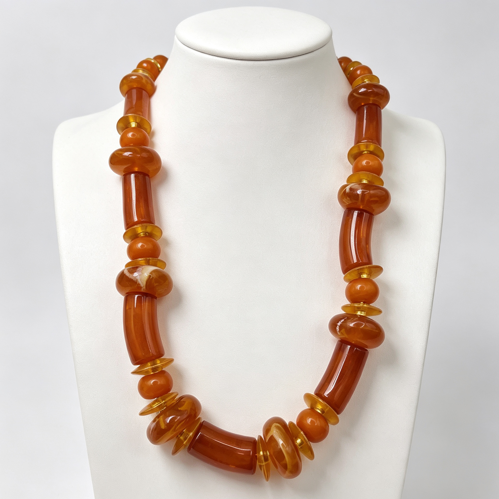 Set Collar y Pulseras Resina Ámbar | Lote Mayorista JI JOYA
