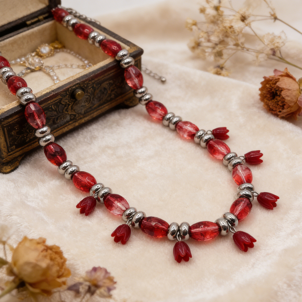 Colorful Resin Petal Jewelry Set: Y2K Aesthetic for Everyday Wear