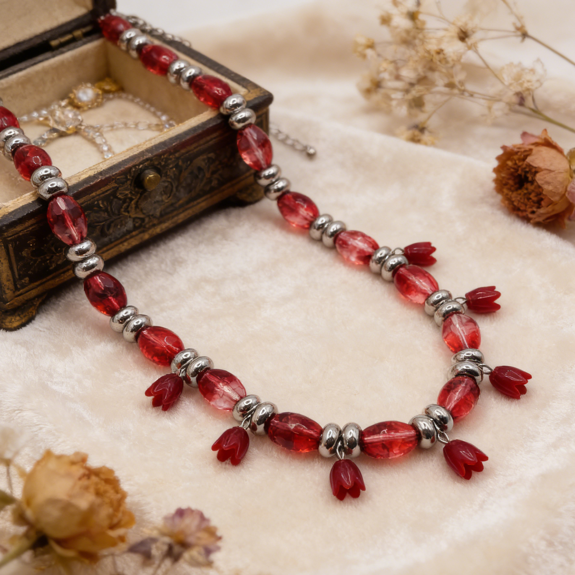 Colorful Resin Petal Jewelry Set: Y2K Aesthetic for Everyday Wear