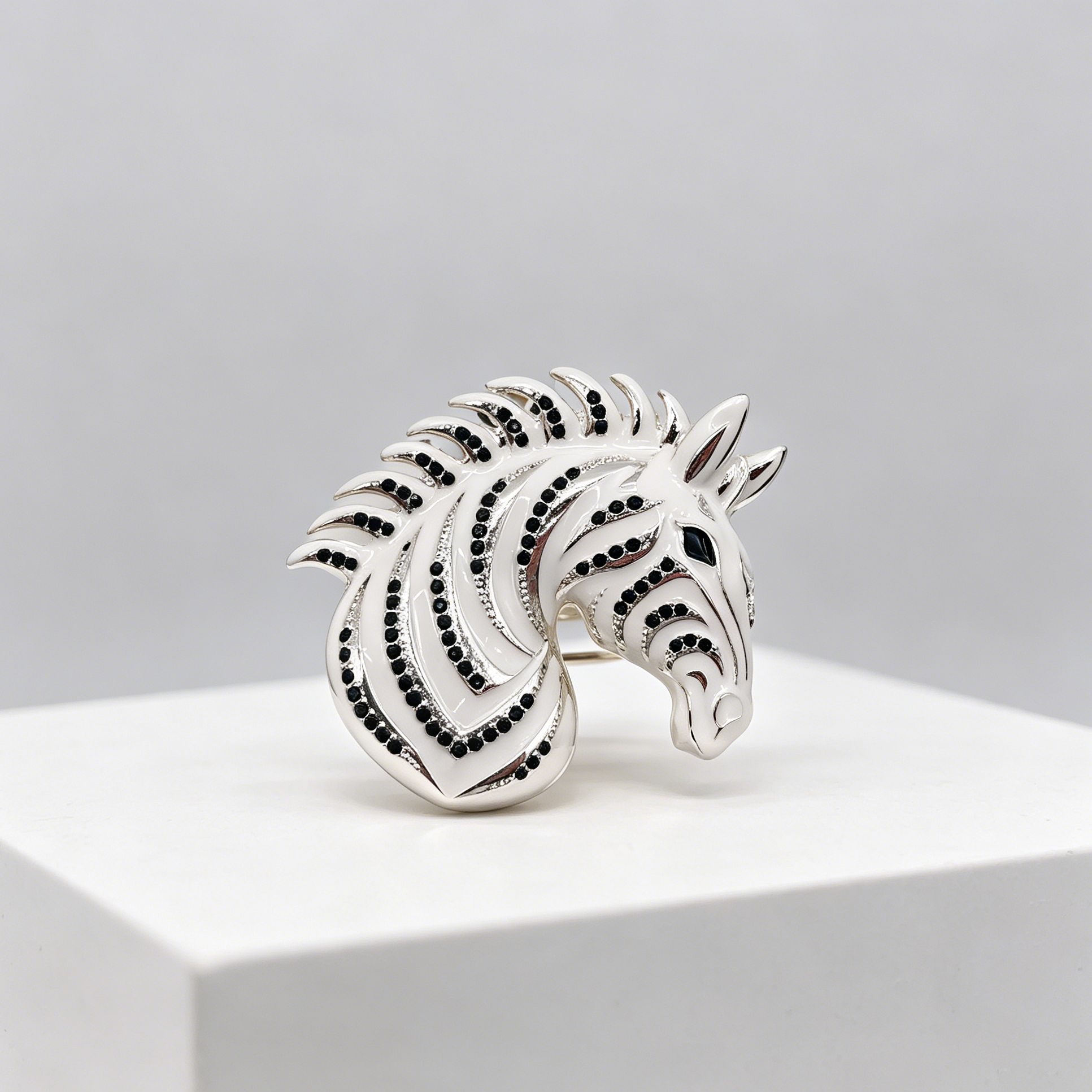 Broche de Moda Animal Cebra - Accesorio para Trajes y Blusas|JI JOYA