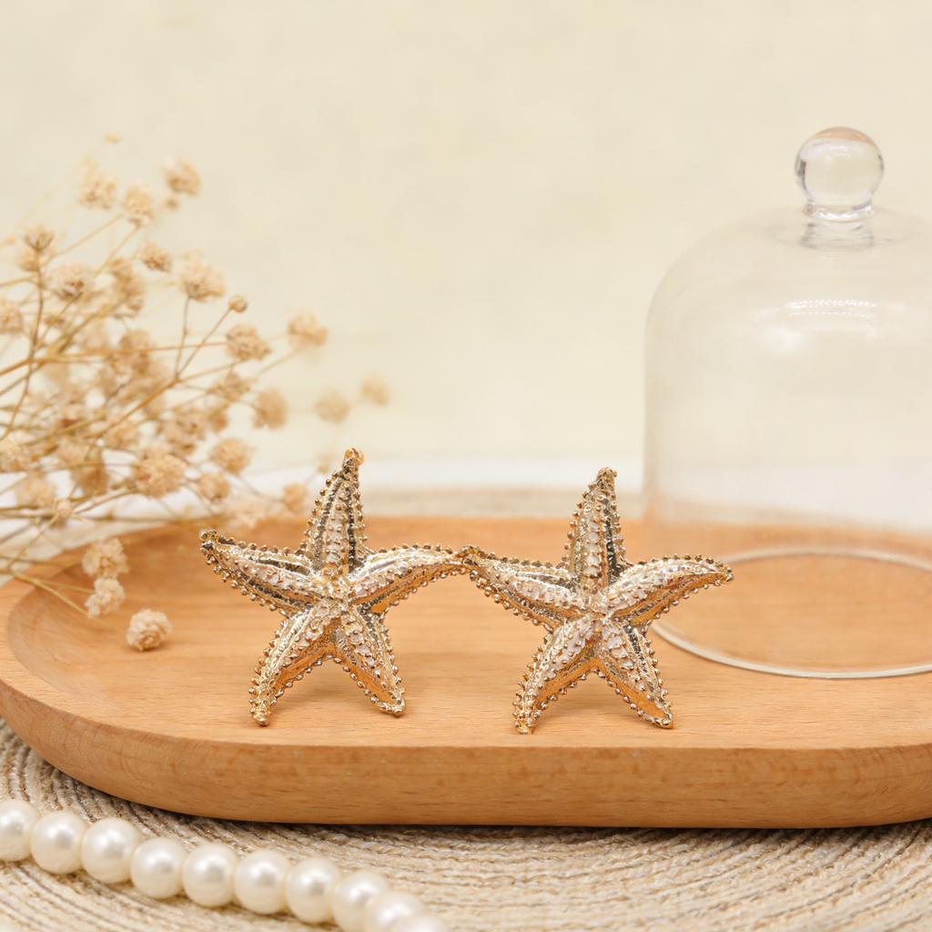 Collar de Conchas con Dije de Estrella de Mar - Accesorio Verano para Mujeres