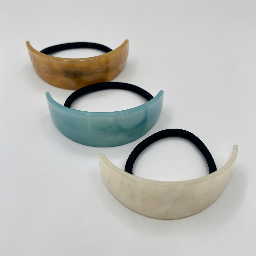 Gomita para el Pelo de Resina Curva - Venta al Por Mayor|JI JOYA