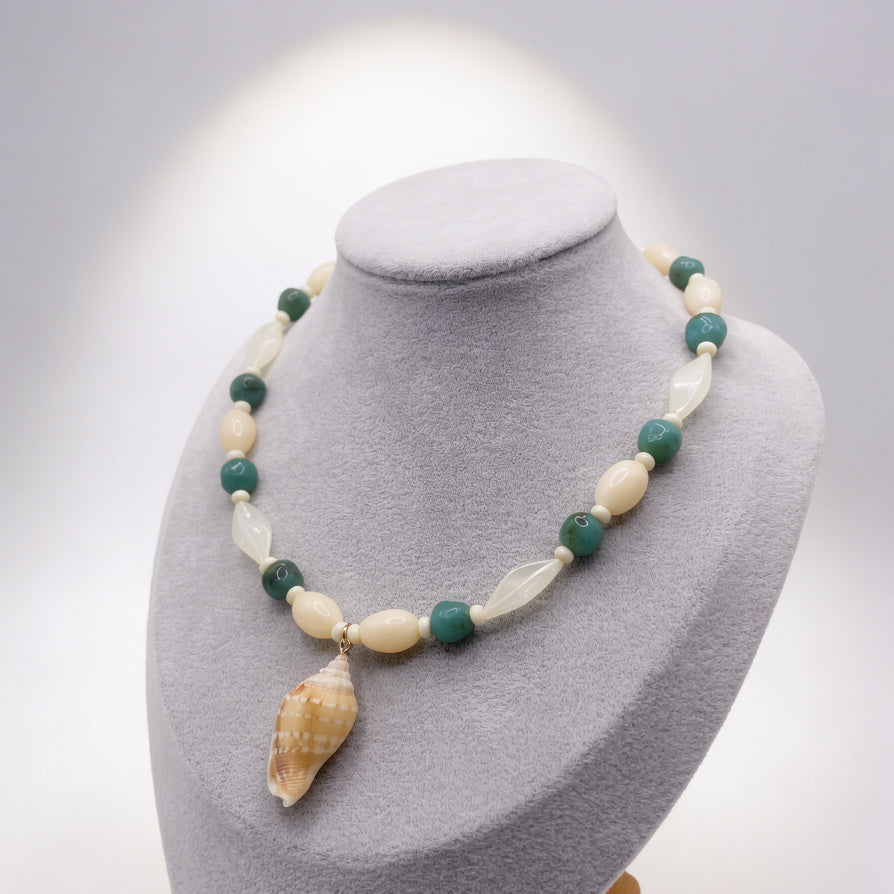 Collar Boho de Concha Natural - Accesorio de Verano para Mujer|JI JOYA