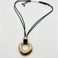 Joyas de Moda Set Pendientes y Collar de Aro - Al Por Mayor|JI JOYA