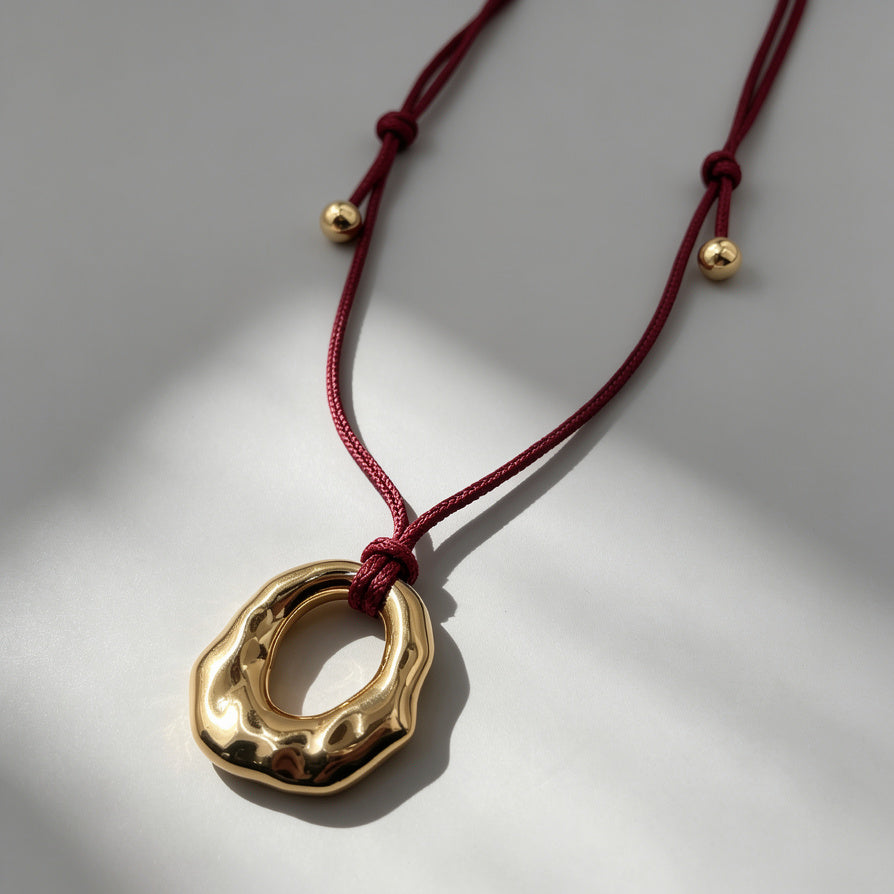 Collar Minimalista de Tendencia con Cordón Ajustable - Venta al Por Mayor al Por Mayor|JI JOYA