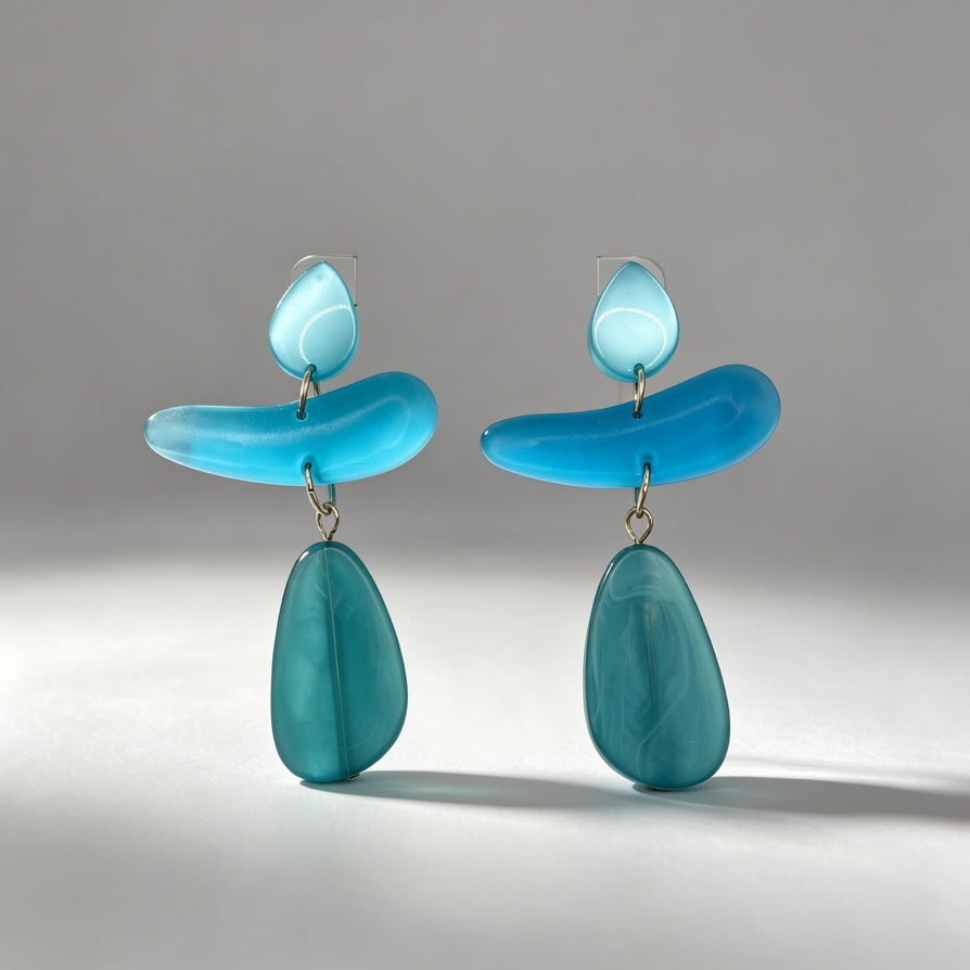 Pendientes de Resina Colgantes Modernos para Mujer | Venta al Por Mayor|JI JOYA