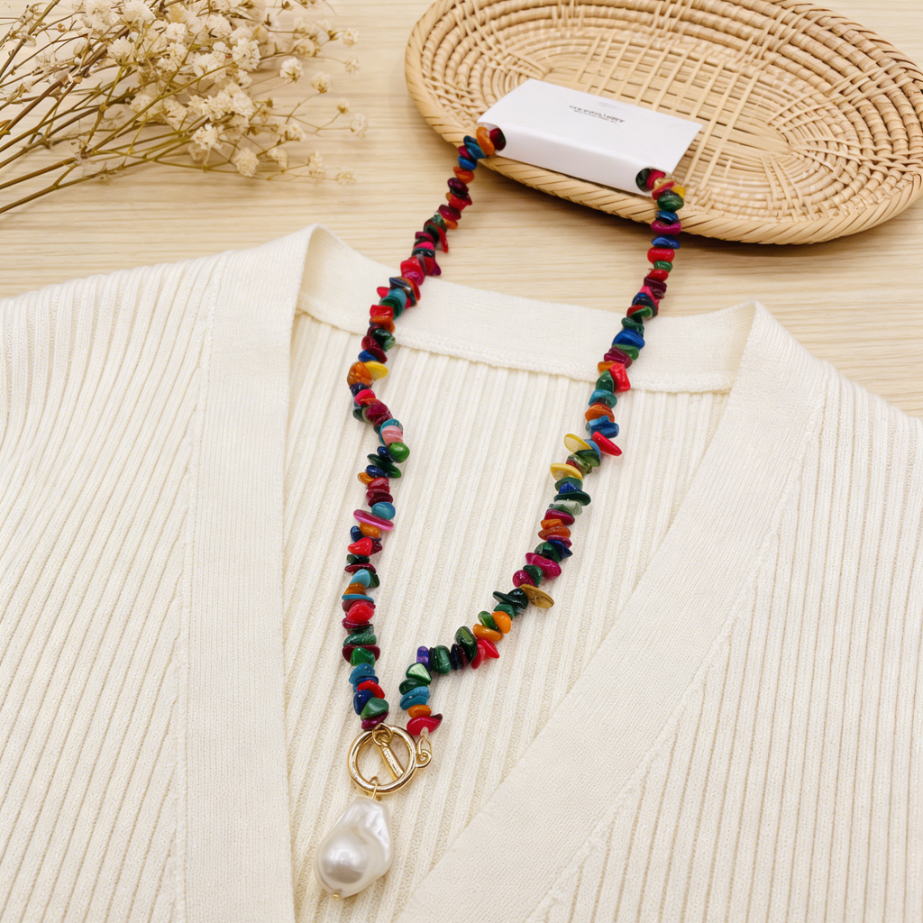 Colorful Y2K Style Choker for Summer Beach Vacation