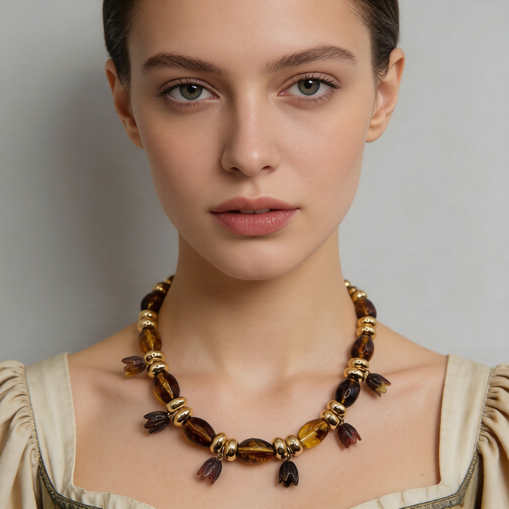 Colorful Resin Petal Jewelry Set: Y2K Aesthetic for Everyday Wear