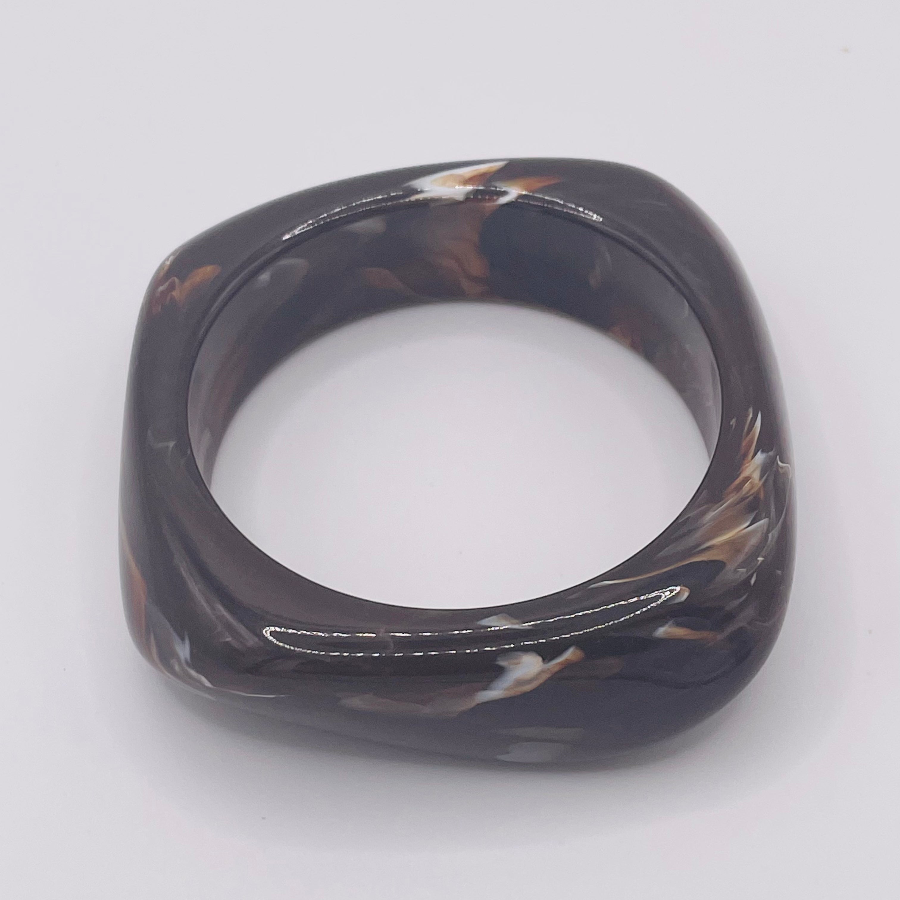 Pulsera Cuadrada de Resina Elegante | Mayorista B2B, Diseño Minimalista 2 Colores