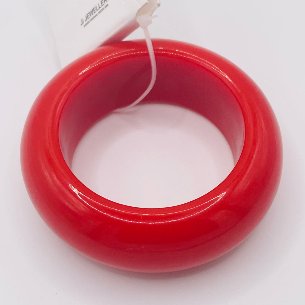 Pulsera Bangle de Resina Color Sólido, Accesorio de Moda al Por Mayor, Disponible en 2 Colores|JI JOYA