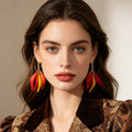 Pendientes de Guindilla Coloridos, Bisutería de Moda Mayorista, Diseño Exótico Largo para Mujer|JI JOYA