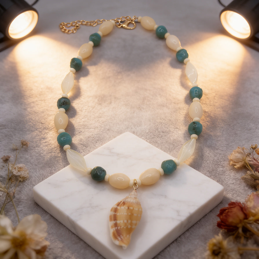Collar Boho de Concha Natural - Accesorio de Verano para Mujer|JI JOYA