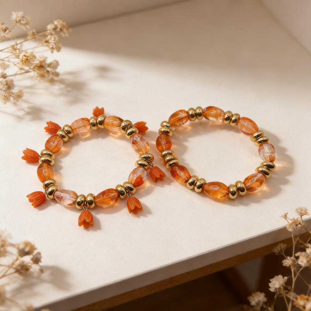 Colorful Resin Petal Jewelry Set: Y2K Aesthetic for Everyday Wear