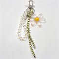 Llavero Flor Transparente con Cordón - Accesorio de Moda para Carteras, Venta al Por Mayor|JI JOYA