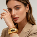 Brazalete de Metal Minimalista para Accesorios de Moda, Proveedor B2B